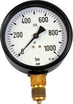 Manomètre à haute pression 0-1000 bar