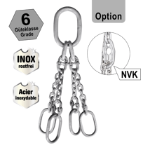 INOX-Kettengehänge N405, Güteklasse 6