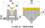 Rollfahrwerk Kito TSP010-W30 mit Suspender, Tf. 1000 kg