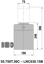 Zylinder mit Nachstellmutter LNC030.15B